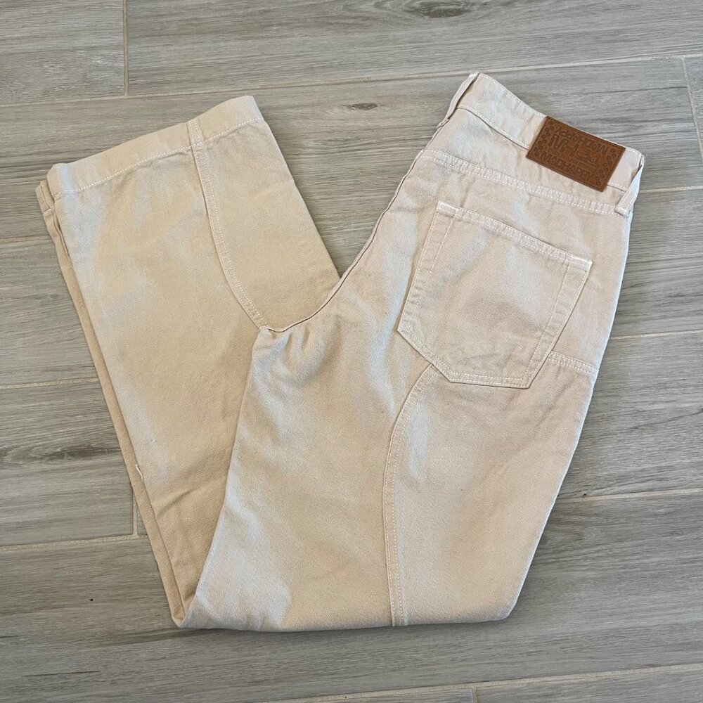 NEW MADHAPPY HUMAN BEHAVIOR KHAKI PANTS SZ MEDIUM